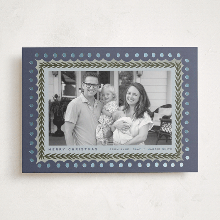 "Primary" - Holiday Cards in Juniper by Amy Kross - Front