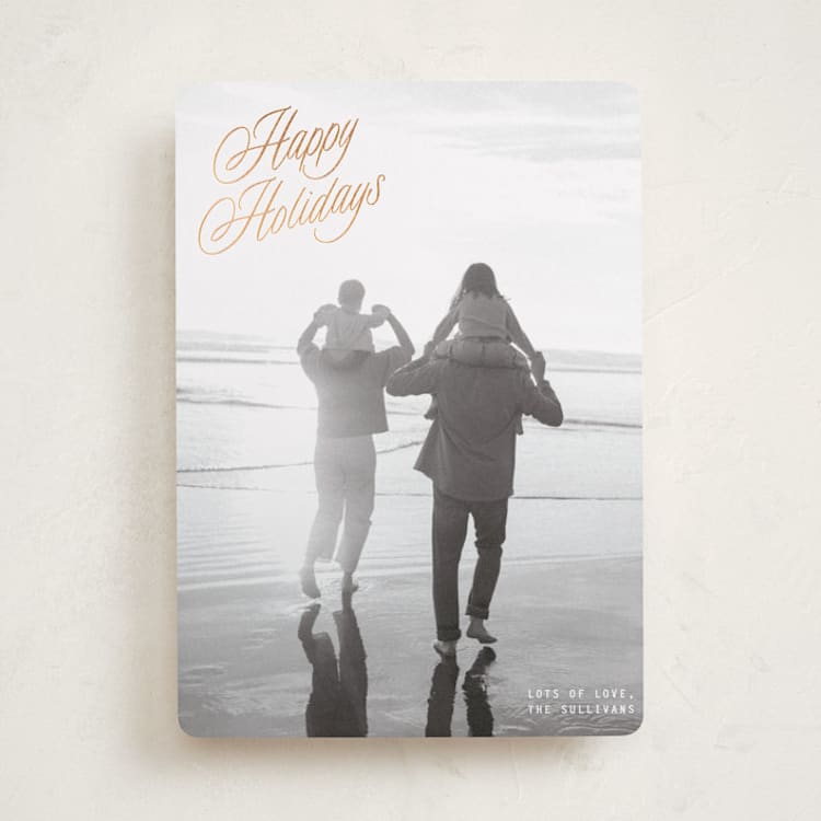 "neon vintage" - Holiday Cards in Snow by JoAnn Jinks - Front