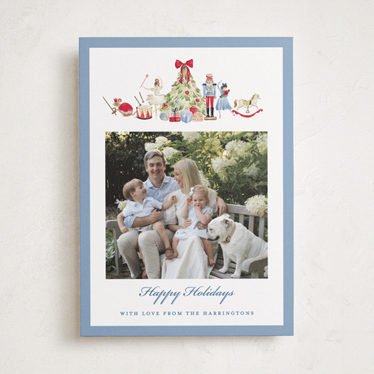 "Nutcracker" - Holiday Cards in Frost by Sarah Knight - Front
