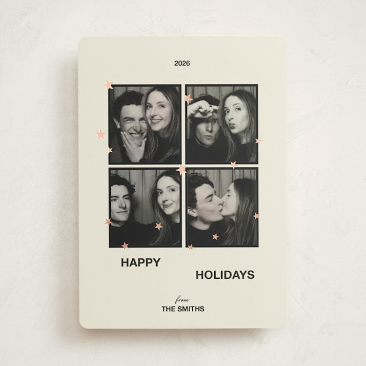 "Cinematic" - Holiday Cards in Vanilla by Helena Vitto - Front