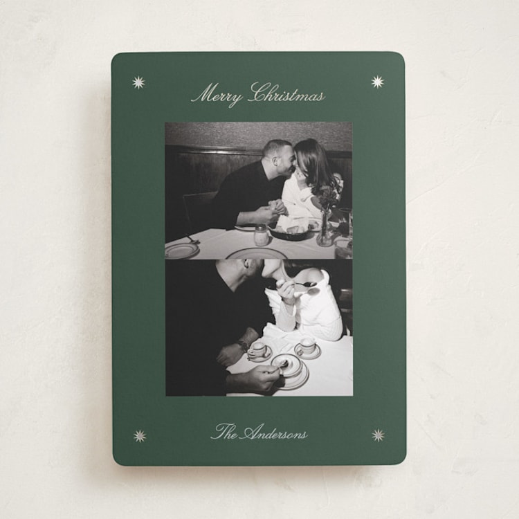 "Stars" - Holiday Cards in Pine by Kelly Watkins - Front