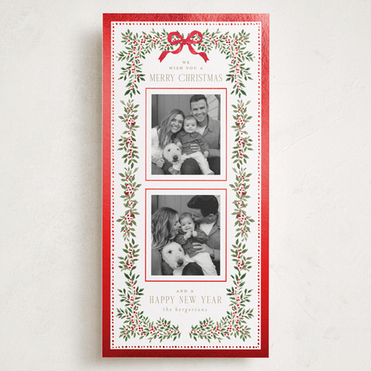 "Elegance Framed" - Holiday Cards in Snow Berry by Itsy Belle Studio - Front