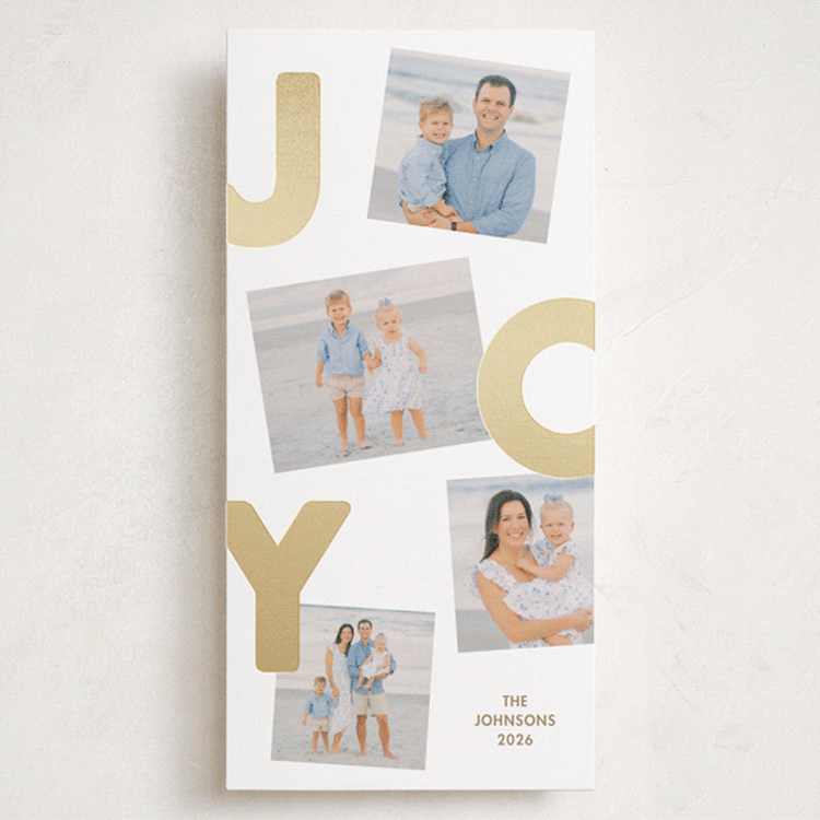 "Jumbled Joy" - Holiday Cards in Halo by Kacey Kendrick Wagner - Front