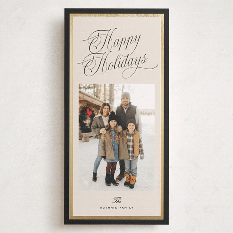 "tropezienne" - Holiday Cards in Raven by chocomocacino - Front