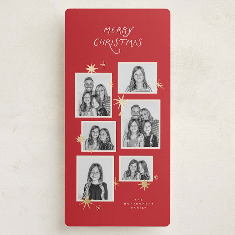 "Shooting Star" - Holiday Cards in Santa Suit by Wildfield Paper Co - Front