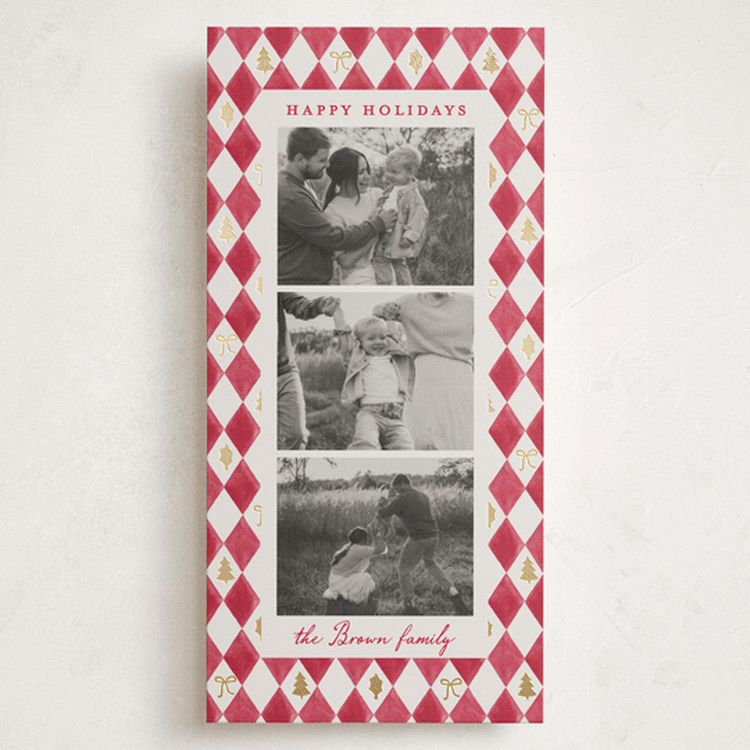 "Diamond" - Holiday Cards in Santa by Sarah Knight - Front