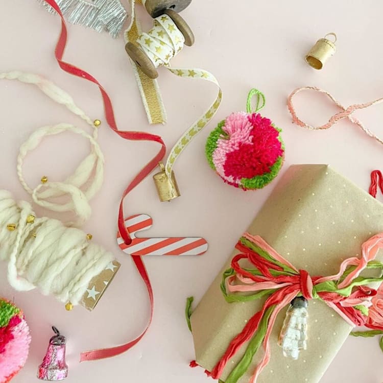 "Gift Topper Kit x Collab with Kelsey Klos" - Holiday Gift Wrap Embellishments in multicolorassorted-colors by Jollity and Co