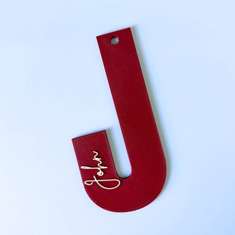 "Personalized Gift or Stocking Tag" - Holiday Gift Wrap Embellishments in multicolorassorted-colors by Corduroy Effect