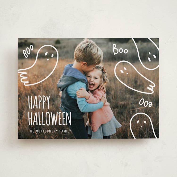 "Cute Halloween" - Halloween Cards in Ghost by Claudia Orengo - Front