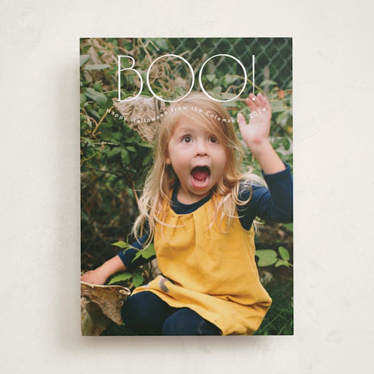 "Big Boo" - Halloween Cards in Ghost by letterfix - Front