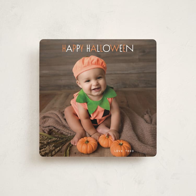 "Sweet Pumpkin" - Halloween Cards in Pumpkin by Brynne Foster - Front