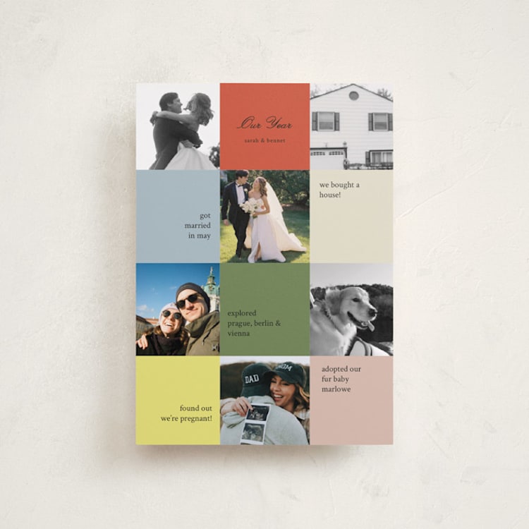 "Our Year" - Holiday Cards in Festive by Kelly Watkins - Front