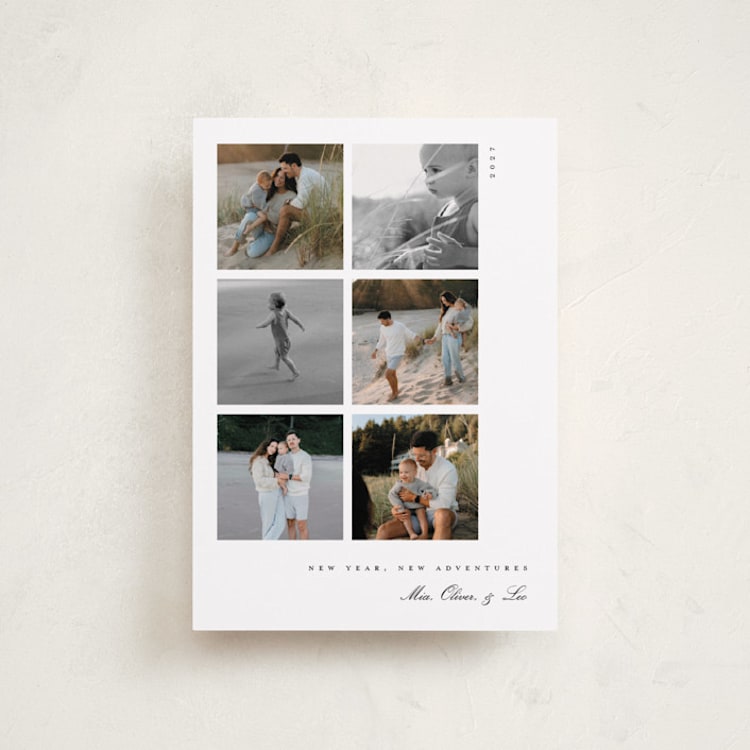 "Window Pane" - Holiday Cards in Snow by Morgan Kendall - Front