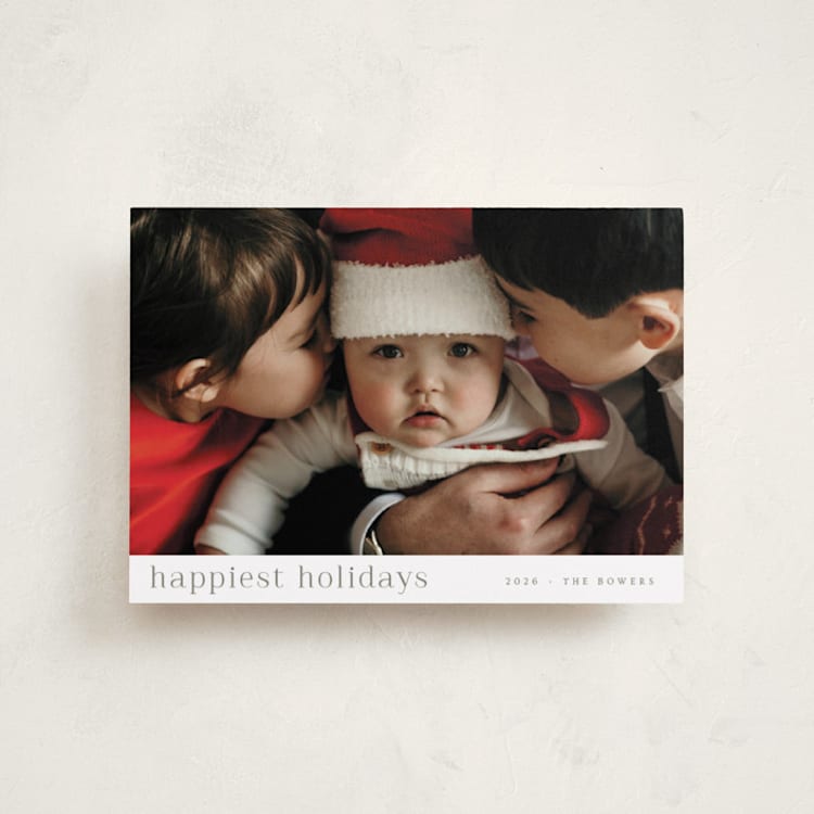 "minimalist delight" - Holiday Cards in Pear by Design Lotus - Front