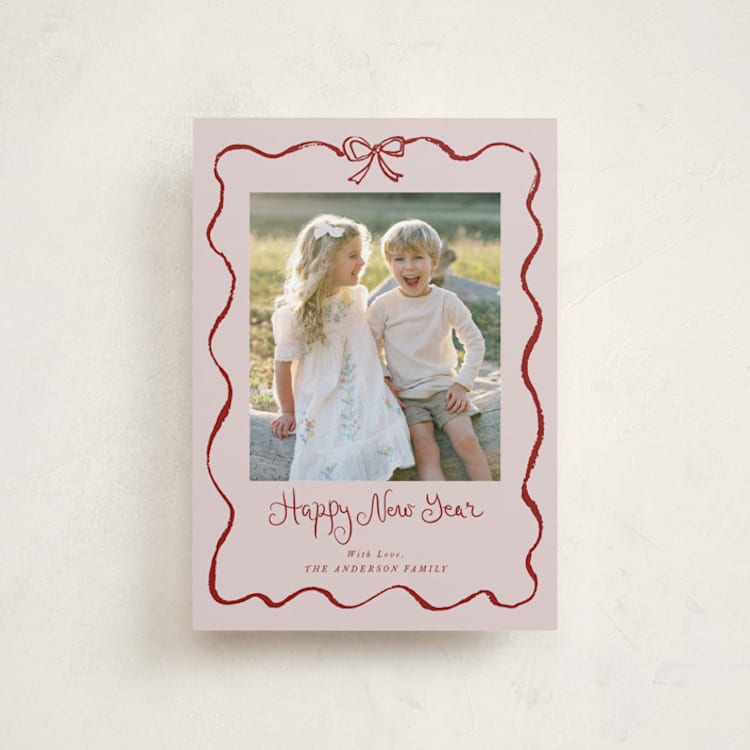 "quirky fun" - Holiday Cards in Wine by Cass Loh - Front