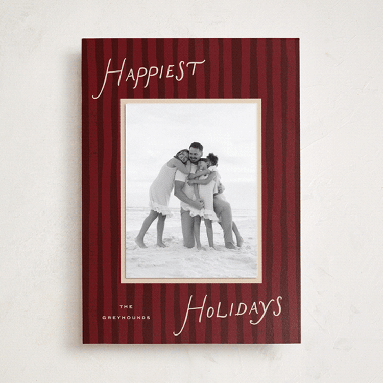 "sacripantina" - Holiday Photo Mount Cards in Currant by chocomocacino - Front