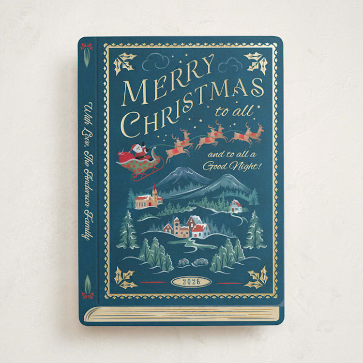 "The Night Before Christmas" - Holiday Cards in Night by Paper Sun Studio - Front