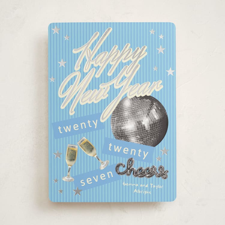 "Embellished New Year" - Holiday Cards in Winter by Inkblot Design - Front