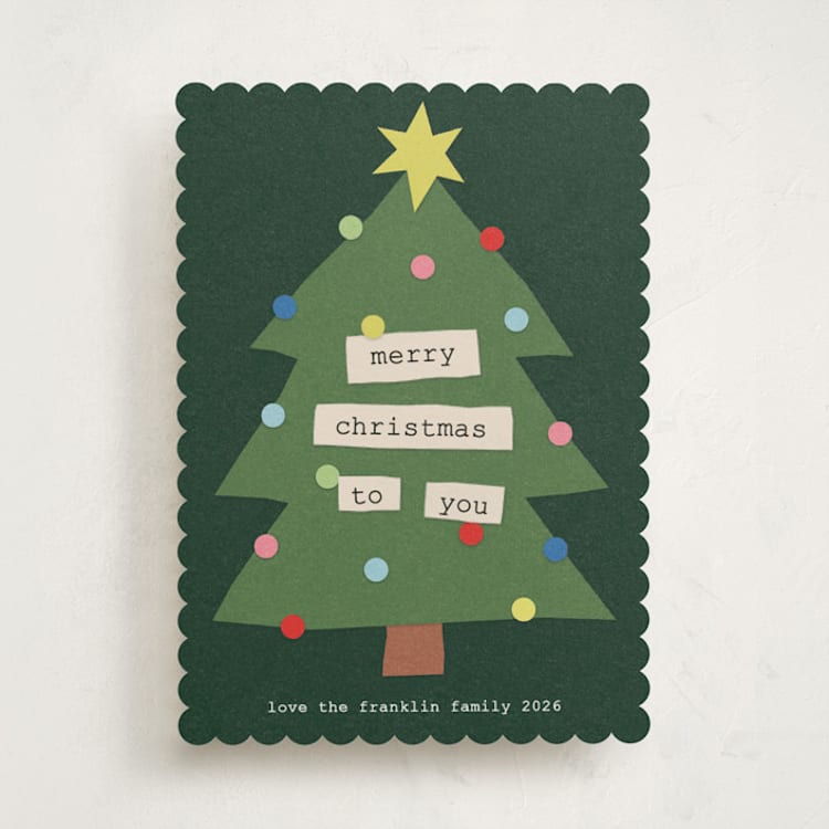 "Christmas Collage" - Holiday Cards in Garland by Kercia Jane - Front