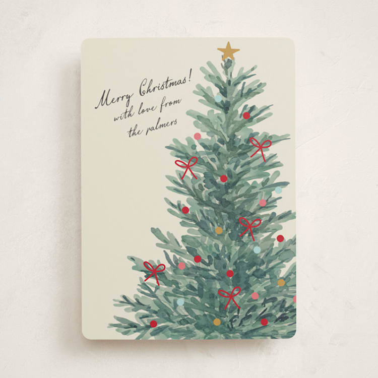 "Christmasy" - Holiday Cards in Spruce by Stacey Meacham - Front