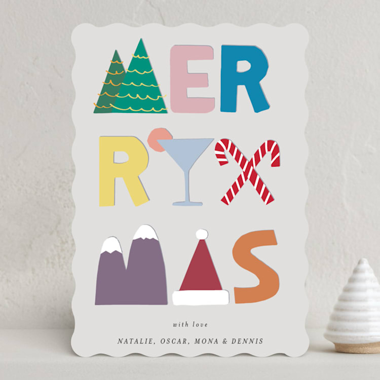 "Kiddy" - Holiday Cards in Tinsel by lulu and isabelle - Front