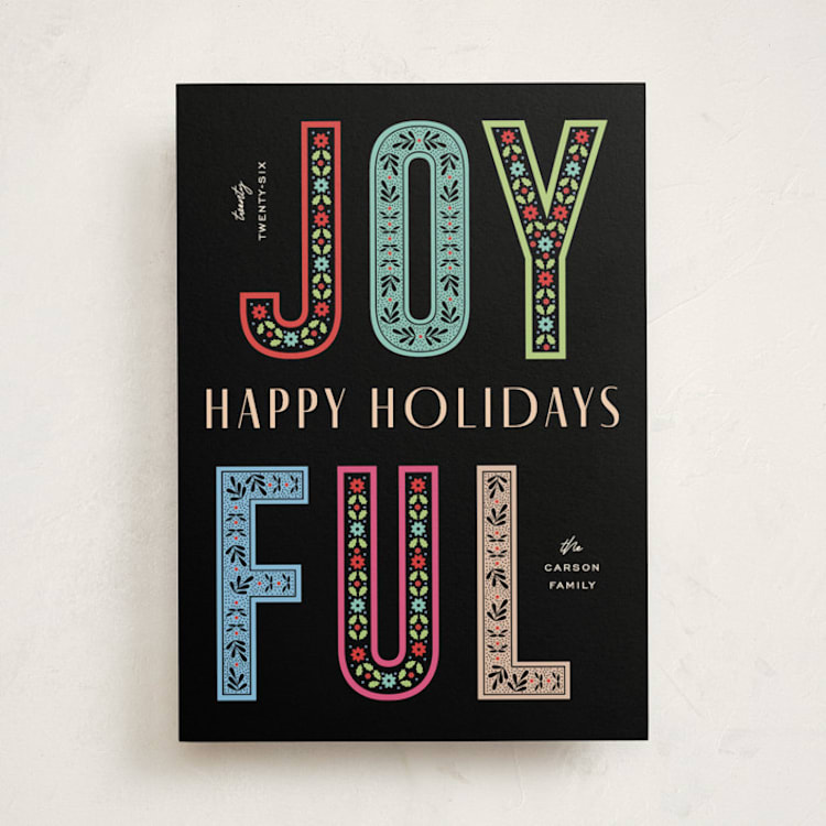 "Fruitcake" - Holiday Cards in Glow by Pixel and Hank - Front
