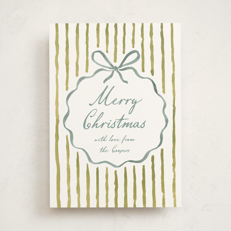 "Homestead Charm" - Holiday Cards in Cedar by Leia Matt - Front