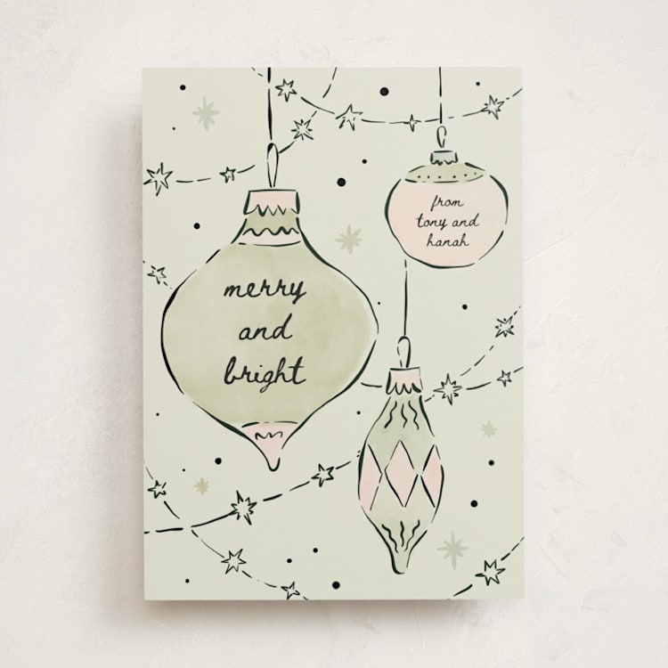 "Doodle the Season" - Holiday Cards in Mistletoe by Zove Ahhh - Front