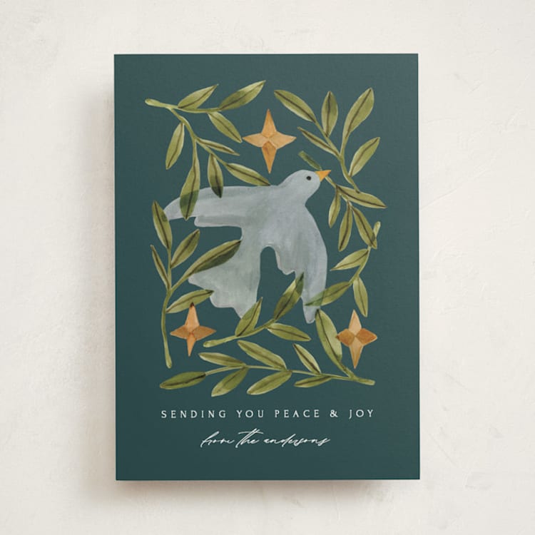 "Finding the Light" - Holiday Cards in Juniper by Amy Kross - Front