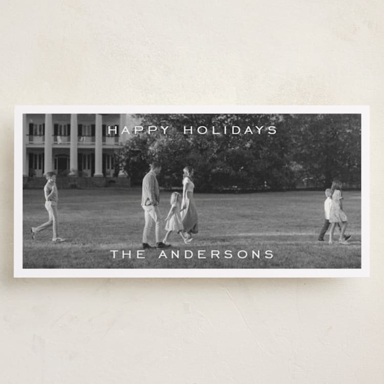 "Regalia" - Holiday Cards in Snow by Jelena Vuletic - Front