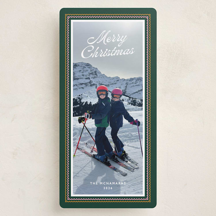 "Sunny Frame" - Holiday Cards in Evergreen by Olivia Raufman - Front