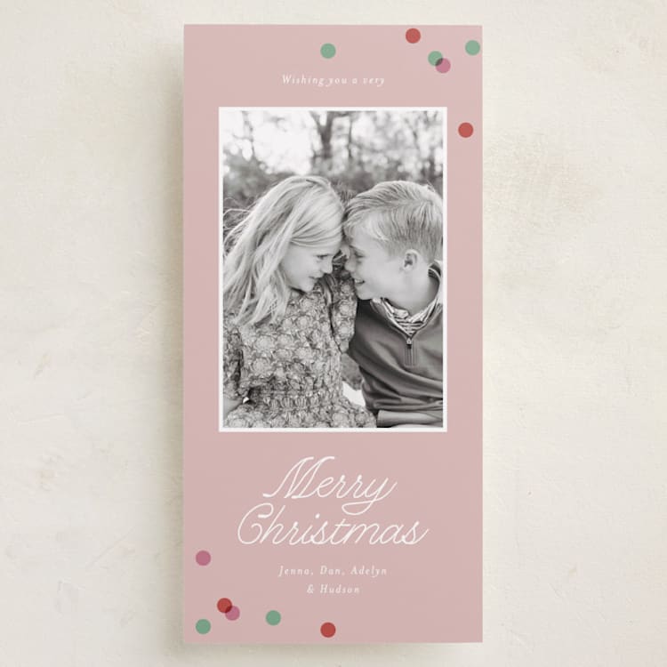 "Polka Corner" - Holiday Cards in Candy by Angela Garrick - Front
