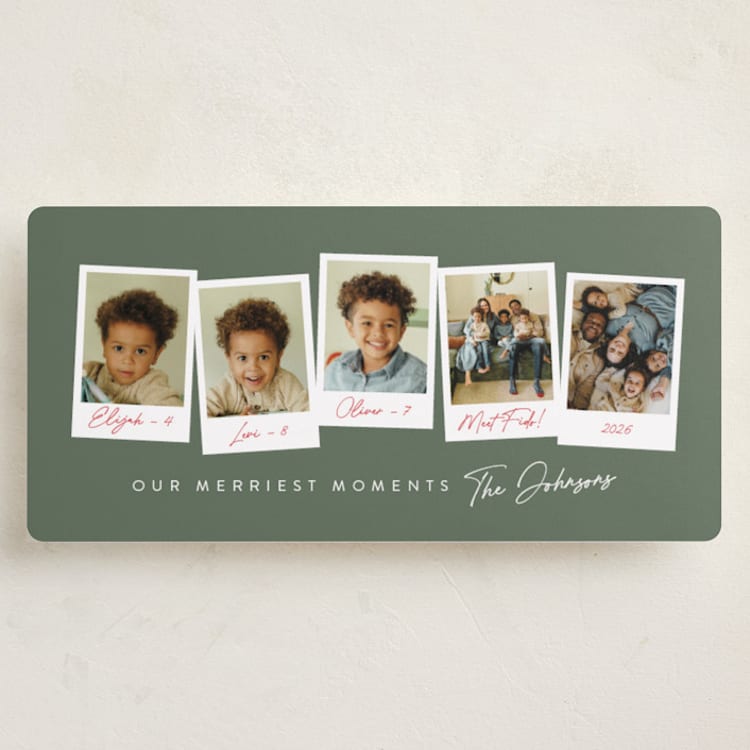 "Merriest Moments" - Holiday Cards in Holly by Meggy Masters - Front