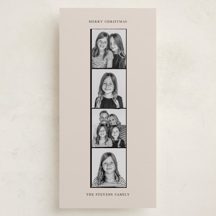 "Photo Booth Holiday" - Holiday Cards in Sand by Chelsea Petaja - Front