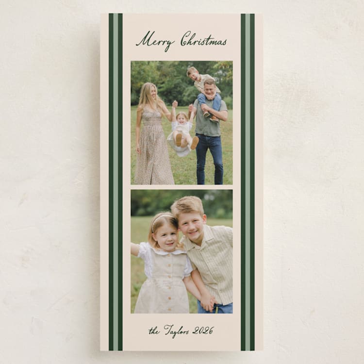 "rugby" - Holiday Cards in Pine by Annie Shapiro - Front