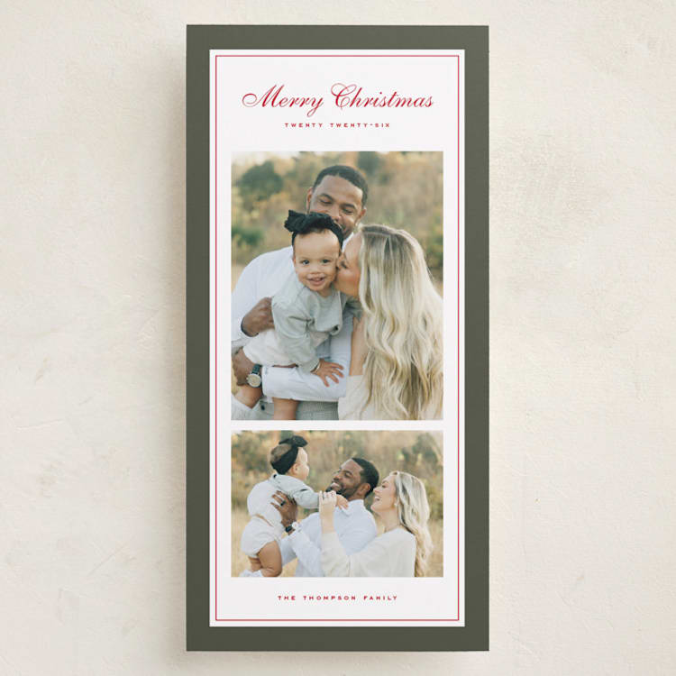 "Sage" - Holiday Cards in Garland by Wildfield Paper Co - Front