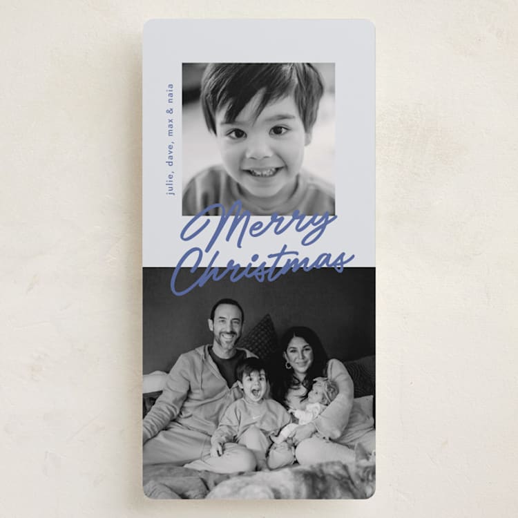 "Duetto" - Holiday Cards in Frost by Pati Cascino - Front