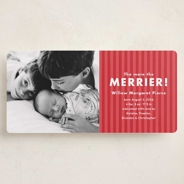 "Lulu" - Holiday Cards in Stocking by Megan Davis - Front