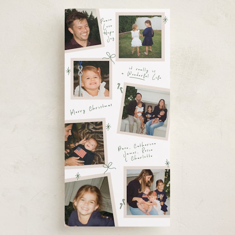 "Personal Note" - Holiday Cards in Pine Needle by Owl and Toad - Front