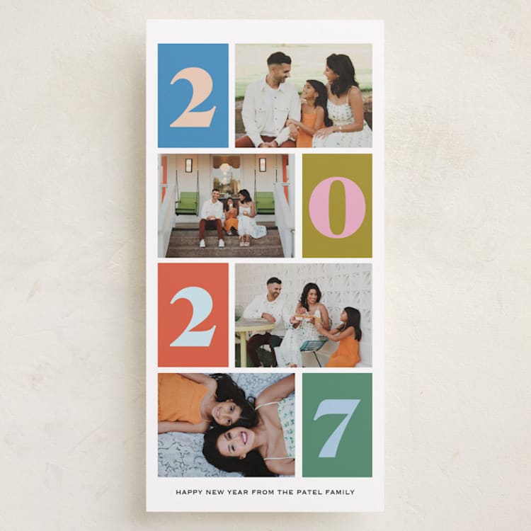 "Thrive" - Holiday Cards in Candy by Annie Shapiro - Front
