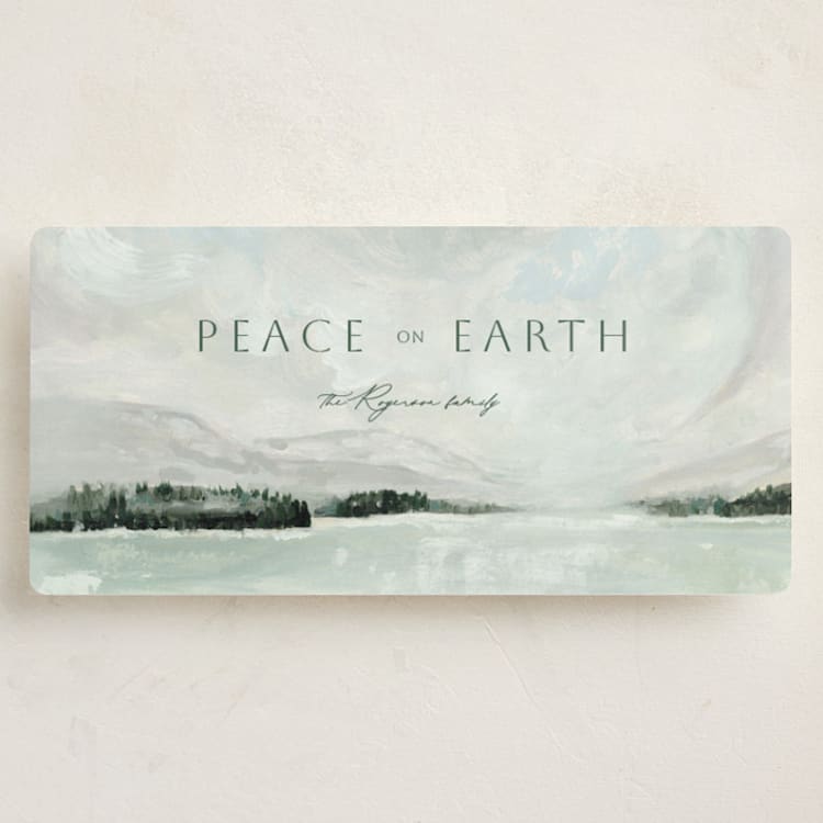 "Kalispell" - Holiday Cards in Mint by Holly Whitcomb - Front