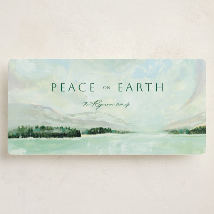 "Kalispell" - Holiday Cards in Wreath by Holly Whitcomb - Front