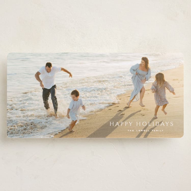 "Pacifique" - Holiday Cards in Salt by Erin L. Wilson - Front