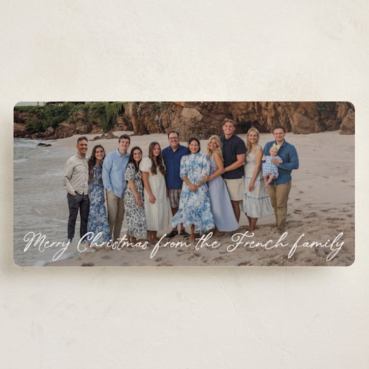 "Endearing" - Holiday Cards in Snowfall by Charter Oaks Creative - Front