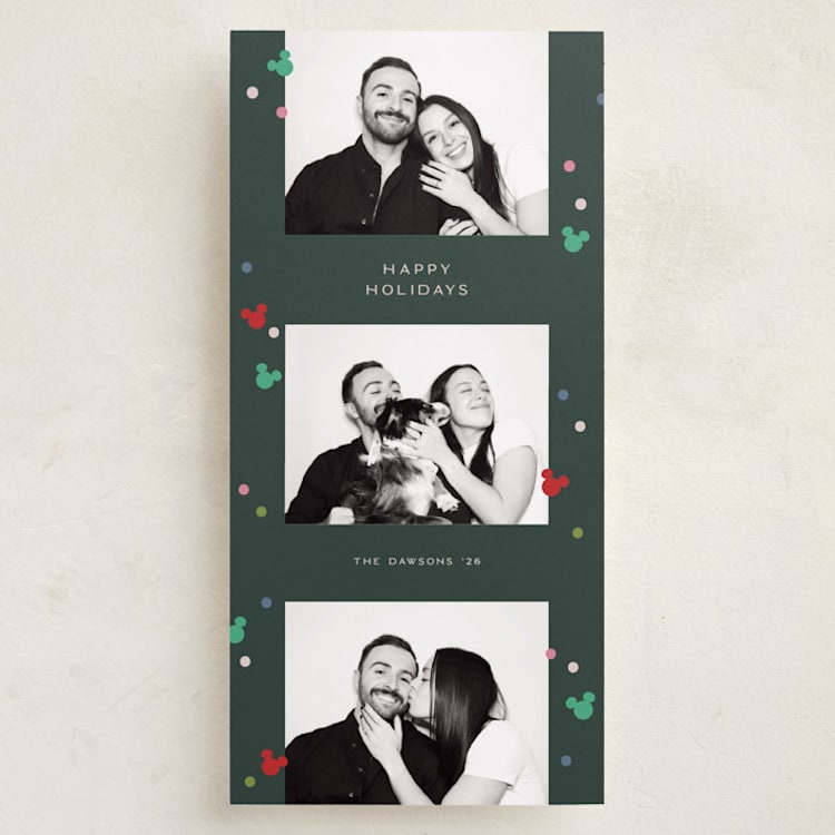 "Disney's Mickey Confetti" - Holiday Cards in Confetti by Pixel and Hank - Front
