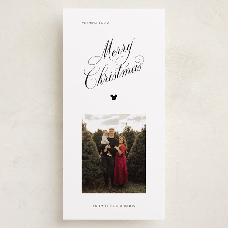 "Disney's Mickey Merry & Magical" - Holiday Cards in Snowy by Zove Ahhh - Front