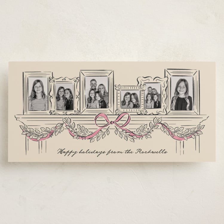 Mantle Tall Holiday Cards