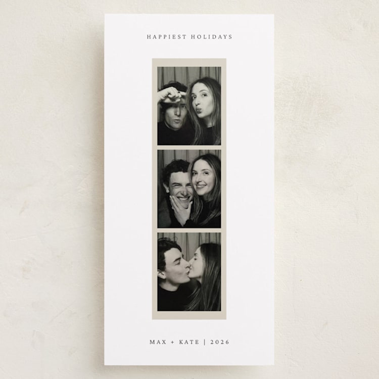 "Festive Snaps" - Holiday Cards in Vanilla by taylorVdesign - Front