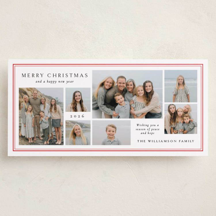 "Middleton" - Holiday Cards in Snow by Amy Kross - Front