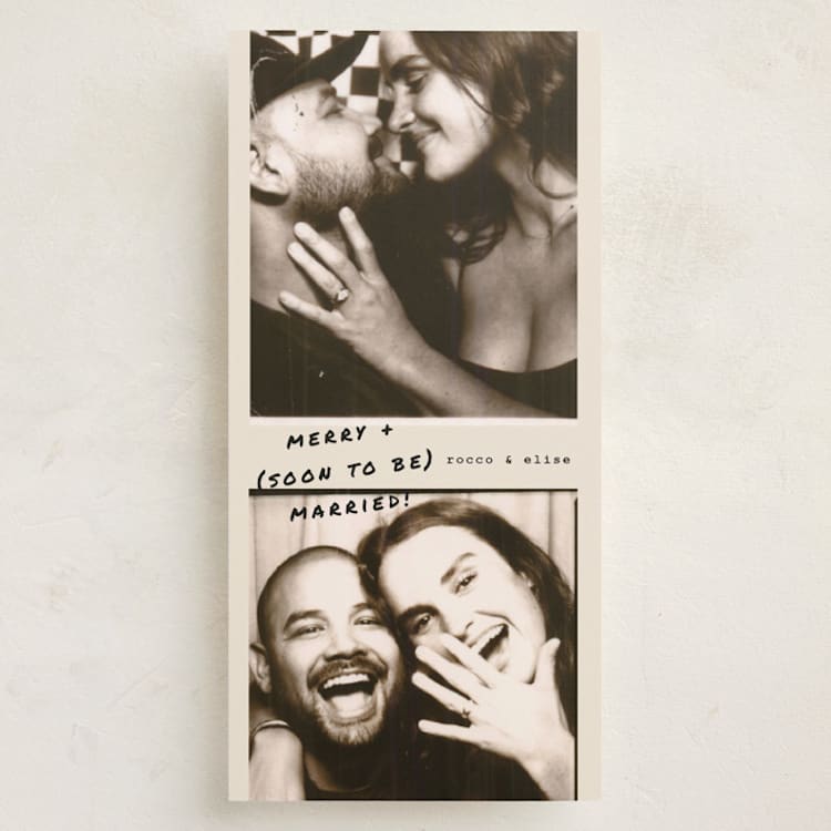 "Frame Story" - Holiday Cards in Vanilla by Christie Garcia - Front